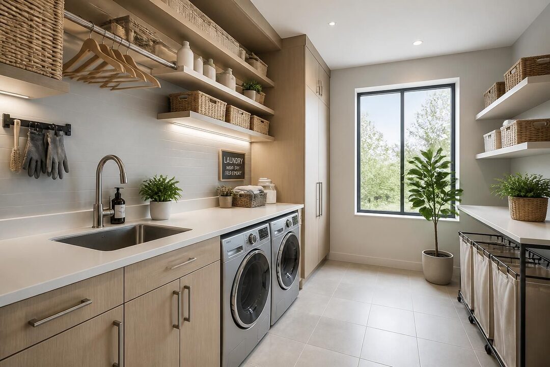 découvrez nos conseils pour aménager une buanderie cellier fonctionnelle et pratique, optimisant l'espace et facilitant les tâches ménagères au quotidien.